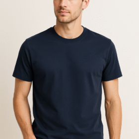 Supima Cotton T Shirt Navy